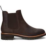 Polo Ralph Lauren Herr Kängor & Boots Polo Ralph Lauren Bryson Waxed Suede Chelsea Boot Chocolate Brown Brun