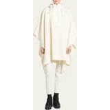 Moncler Fjädrar Kläder Moncler Wool-blend cape white One fits all