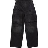 Balenciaga Byxor & Shorts Balenciaga Cotton twill cargo pants black