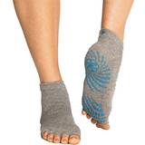 Yoga Underkläder Gaiam Heather/Grey Toeless Grippy Socks Small/Medium