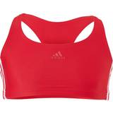 S Baddräkter Barnkläder adidas Fitness Stripes Bikini Girls Vivid Red White 128