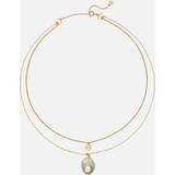 Tory Burch Halsband Tory Burch Kira Gold-Plated Freshwater Pearl Necklace