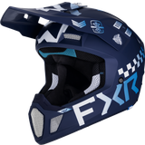 FXR Motorcykelutrustning FXR Clutch Gladiator Helmet Open Face Ventilated Optional Winter Kit Blue 240628-4000-19