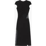 Jersey - Midiklänningar Givenchy Black 4G Midi Dress 001-Black FR