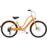 Orange El-stadscyklar Electra Townie Go! 7D EQ Step-Thru Orange M 2023 2023