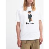 Barbour x Maison Kitsuné Beaufort Fox Cotton-Jersey T-Shirt White