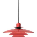 Belid LED-belysning Taklampor Belid Primus Glossy Red/Matte Black Pendellampa 43cm