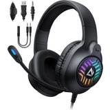 Hörlurar Aukey GH-X1 RGB-Gaming-Headset Stereo-Sound