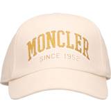 Moncler Vita Accessoarer Moncler Logo Cotton Baseball Cap