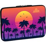 Rosa Datortillbehör PEDEA notebook schutzhülle 17,3 zoll laptop tasche, california beach strand