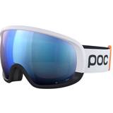Skidglasögon på rea POC Fovea Race Ski Goggles White Partly Sunny Blue/CAT2