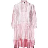 Vero Moda Levi Short Dress - Snow White Pink Palm