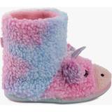 Barnskor Totes Kids Pink Unicorn Boot Slippers Pink