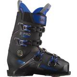 Salomon S/Pro HV 130 Ski Boots 2024 - Black/Blue Metallic/Beluga