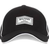 Balmain Accessoarer Balmain Black Patch Cap EAB NOIR/BLANC
