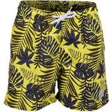 Gula Badkläder Wyte Junior Aiden Swim Trunks Green/Yellow 146/152