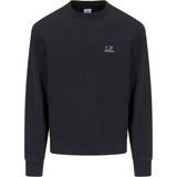 C.P. Company Herr - Sweatshirts Tröjor C.P. Company Logo-embroidered Cotton-jersey Sweatshirt Mens Black