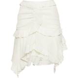 Silke/Siden - Vita Kjolar Isabel Marant Geneva Ruffled Mini Skirt