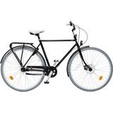 28" - 55 cm/55.5 cm/56 cm/57 cm/58 cm Standardcyklar Skeppshult Men's Bike Smile 3 Speed - Mirror Black Herrcykel