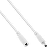 Kablar InLine DC Extension Cable DC Male/Female 4.0 AWG 18 White 5