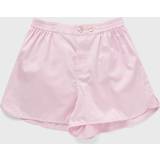 Herr - Silke/Siden Underkläder Hay Outline Pyjama Shortss/m-soft Pink