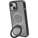 Apple iPhone 15 - Metaller Bumperskal SBS iPhone 15 Mag Stand Skal MagSafe Kompatibel Mattsvart
