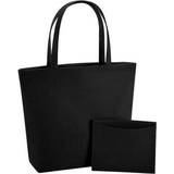 BagBase Väskor BagBase Felt Shopper Black/Blue/Beige