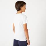 Överdelar Domyos Decathlon Cotton T-Shirt Basic White 14-15 Years