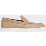 Christian Louboutin 40 Loafers Christian Louboutin Varsiboat leather loafers beige