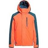 Quiksilver Ytterkläder Quiksilver Mission Block Youth Jacket Ski jacket XS, orange