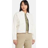 Timberland Dam Jackor Timberland Strafford Washed Canvas Jacket For Women In White White