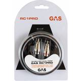 GAS Kablar GAS RC1PRO trippelskärmad RCA-kabel 1m
