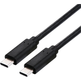 Value Hane - Hane - USB-kabel Kablar Value USB4 Gen3x2 Kabel, C–C, ST/ST, 40Gbit/s 1m