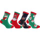 Underkläder Floso Childrens/Kids Christmas Character Novelty Socks Pack Of 4