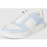 Dam - Lack Skor Tommy Jeans The Brooklyn Leather Contrast Panel Skate Trainers BREEZY BLUE