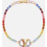 Valentino Armband Valentino Rainbow VLogo crystal bracelet multicoloured