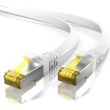 Netzwerkkabel cat7 flach ethernet kabel lan gbit/s patchkabel 10m