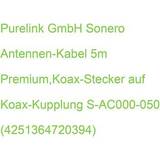 Sonero Premium TV-antennkabel/koaxialkabel, 5,00 S-AC00-050 5m