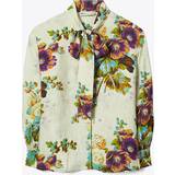 Tory Burch Dam Blusar Tory Burch Floral satin blouse multicoloured XS-S