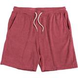 Harmony Byxor & Shorts Harmony Herren Frottee-Shorts weiche kurze Hose mit Seitentaschen Pierino Shorts Rot
