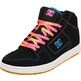 DC Dam Sneakers DC Shoes Manteca Hi Womens Skate Trainers in Black Multicolour