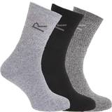 Regatta Herr Underkläder Regatta Great Outdoors Mens Cotton Rich Casual Socks Pack Of 3 Grey One