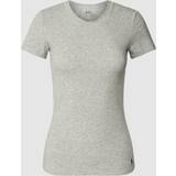 Polo Ralph Lauren Dam - Kort ärmar T-shirts Polo Ralph Lauren Women Slim Fit T-Shirt Grey * Kampanj *