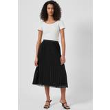 French Connection Dam Kjolar French Connection Women's Pleated Solid Skirt Black