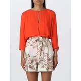 Jersey - Orange Ytterkläder Jacket TWINSET Woman colour Coral Coral