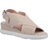 Sandaletter Geox Pisa LEATHER Womens Taupe