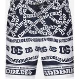 Dolce & Gabbana Kläder Dolce & Gabbana Printed swim trunks blue