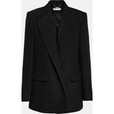 Cashmere - Dam Kavajer Chloé Wool and cashmere blazer black