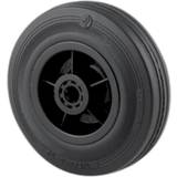 Möbelhjul Massivgummihjul, plastfälg, löst hjul, rullager, ØxB 200x50 mm, max 20