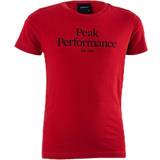 Peak Performance T-shirts Barnkläder Peak Performance Junior Original Tee Red